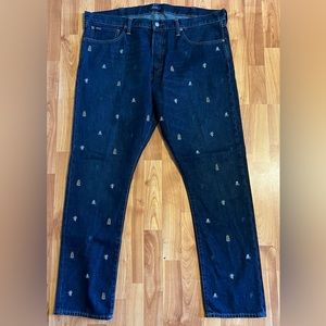 Ralph Lauren The Sullivan Slim Embroidered Polo Jeans.